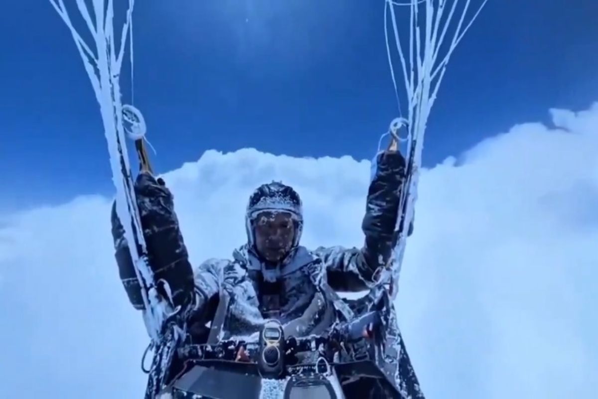 parapente - tempestade