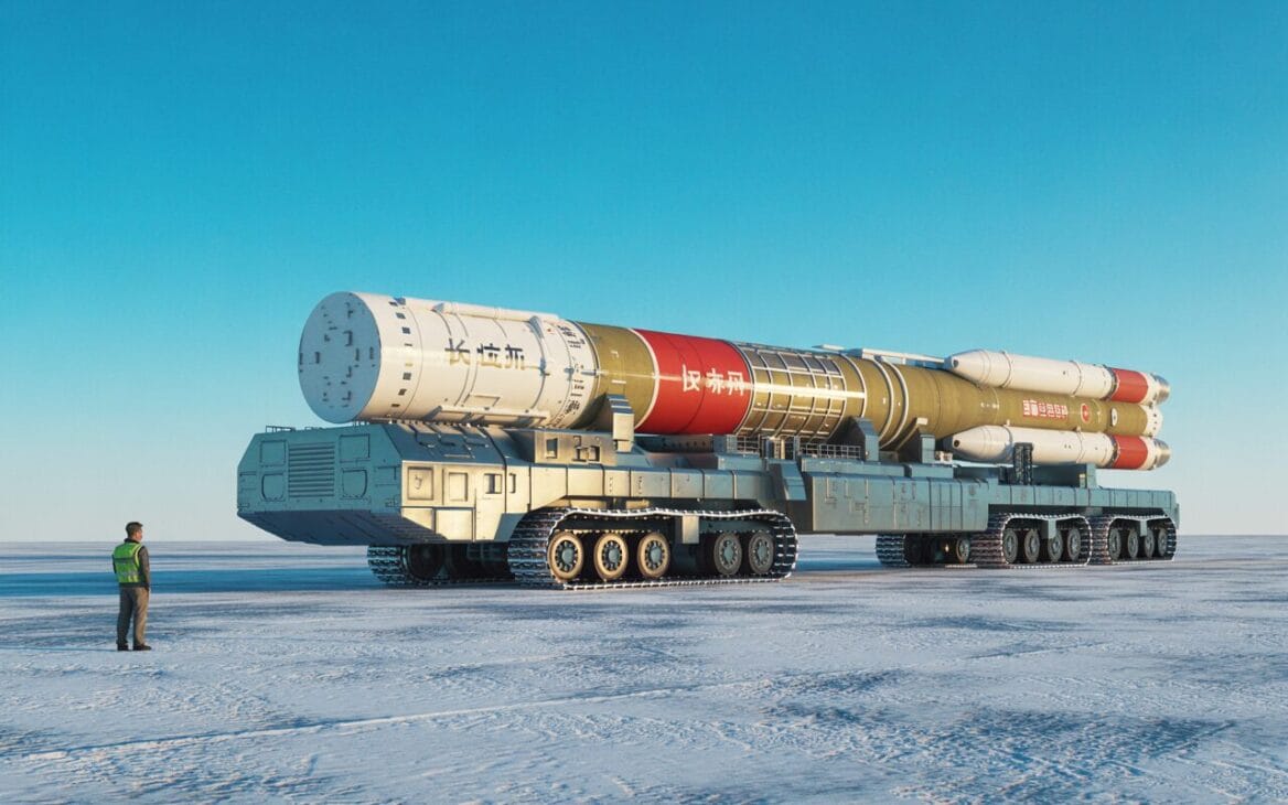 O “gigante” que gasta 900 litros de diesel para percorrer apenas 1 km e mover foguetes de 100 metros - conheça o Crawler Transporter da China