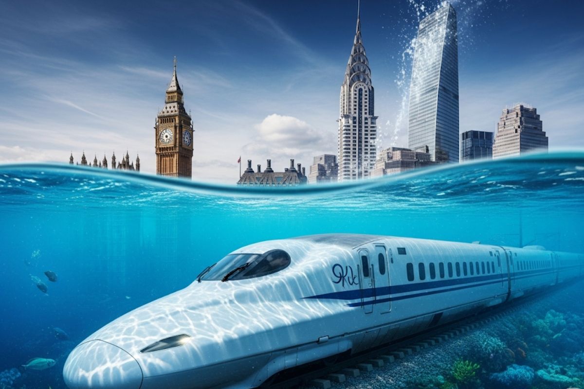 Trem-bala submarino entre continentes: sonho ou realidade? Analisamos o projeto de Gibraltar e a viabilidade de viagens a 800km/h sob o oceano