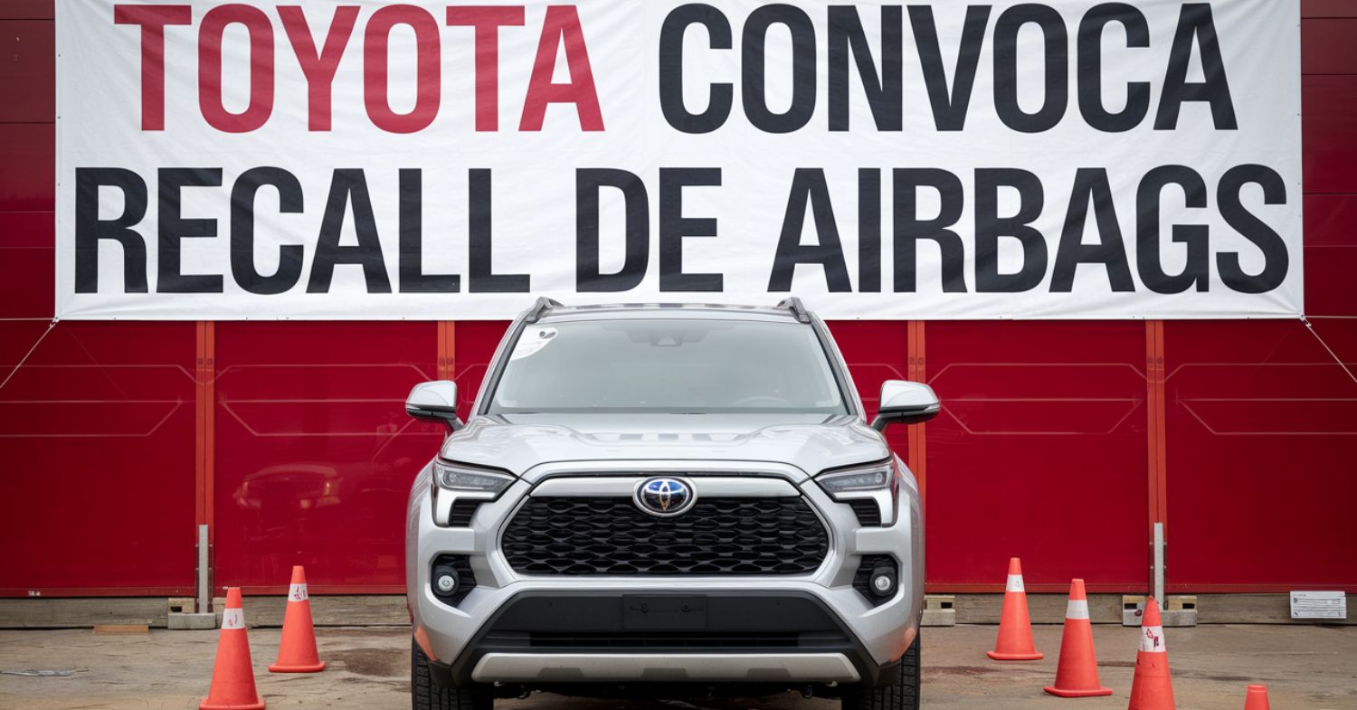 Toyota convoca recall de airbags em veículos fabricados entre 2002 e 2017 por risco de falha grave
