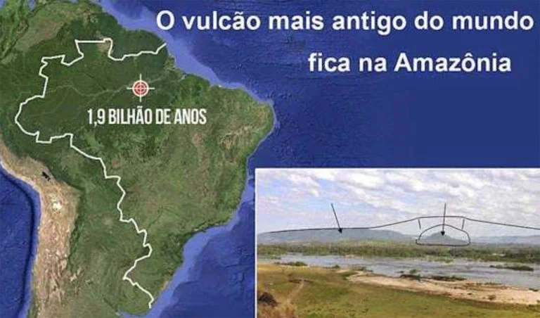 Vulcões no Brasil, adormecidos Um passado de fogo que pouca gente conhece e suas localizações 