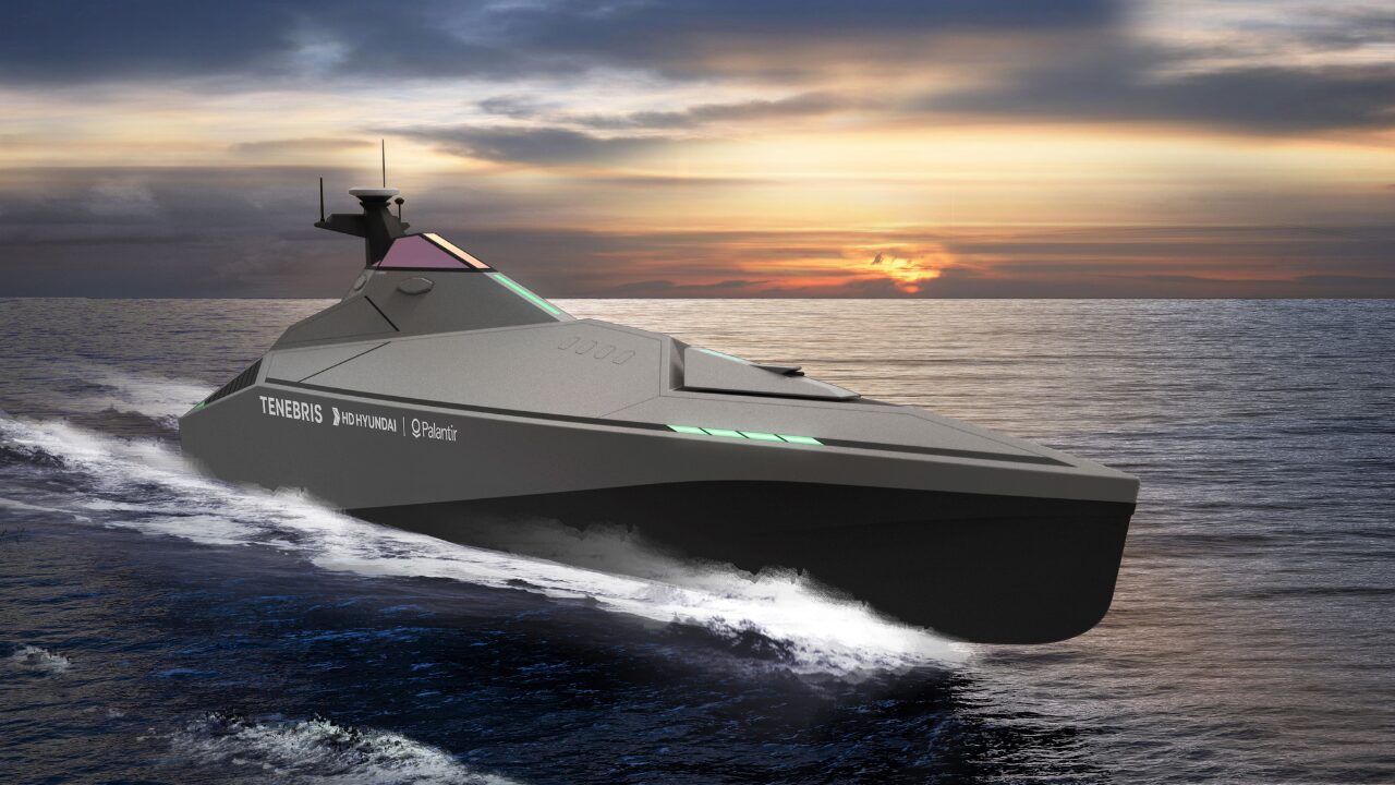 HD Hyundai Heavy Industries lidera projeto de embarcação naval não tripulada para a Marinha da Coreia, unindo inteligência artificial e propulsão elétrica.