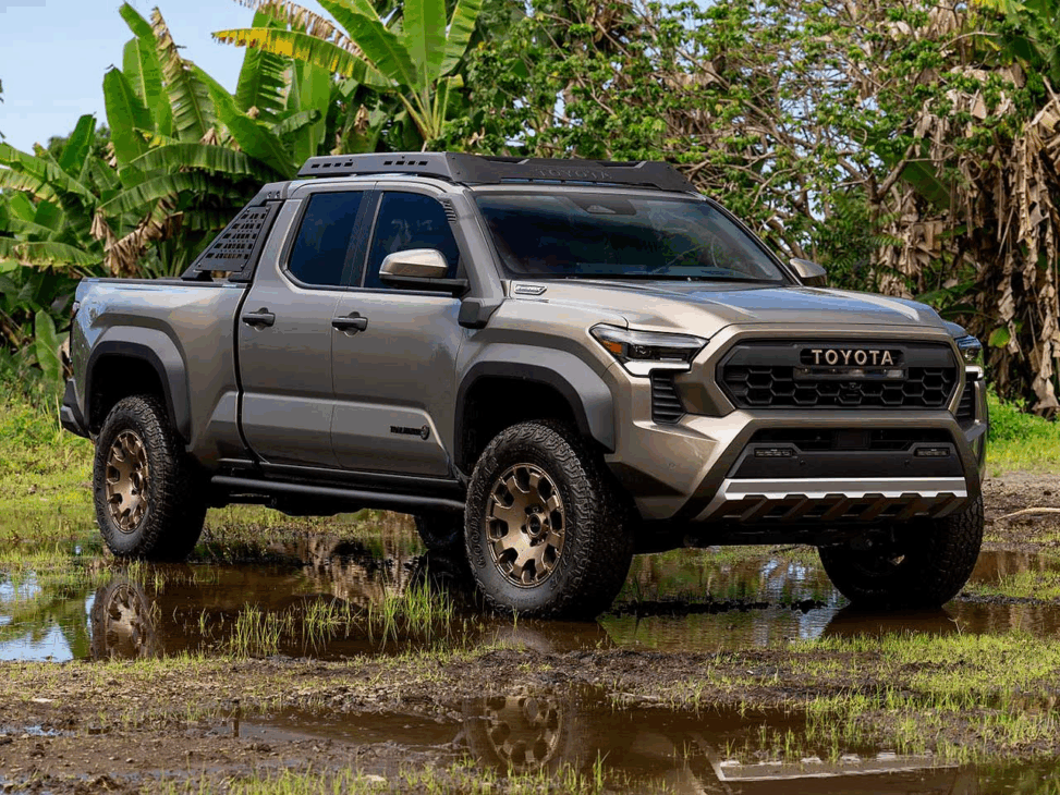 Toyota Tacoma - Toyota optou por fabricar um modelo exclusivo para os EUA, produzido localmente para evitar a tarifa de 25%. (Imagem: reprodução)