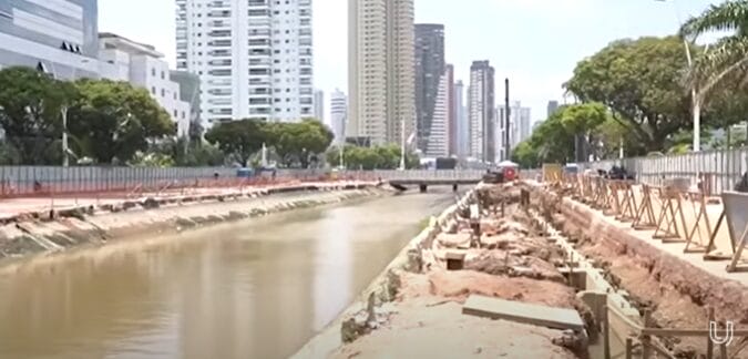 Do Parque da Cidade às estruturas artificiais: o paisagismo da COP 30 como espelho das promessas e polêmicas em Belém. Imagem: Canal Urbana