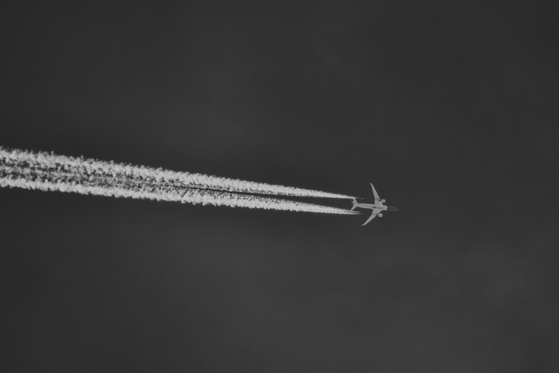 Aviões, Fumaça, rastro branco