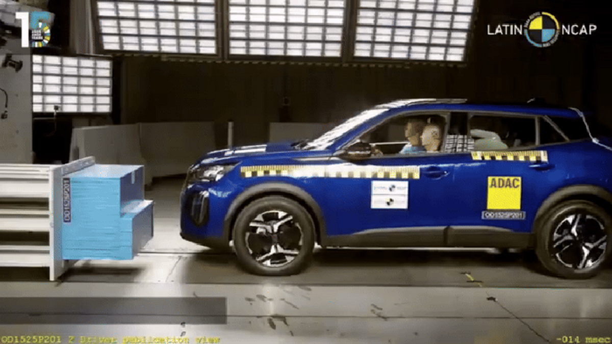 Peugeot 2008, Teste de segurança