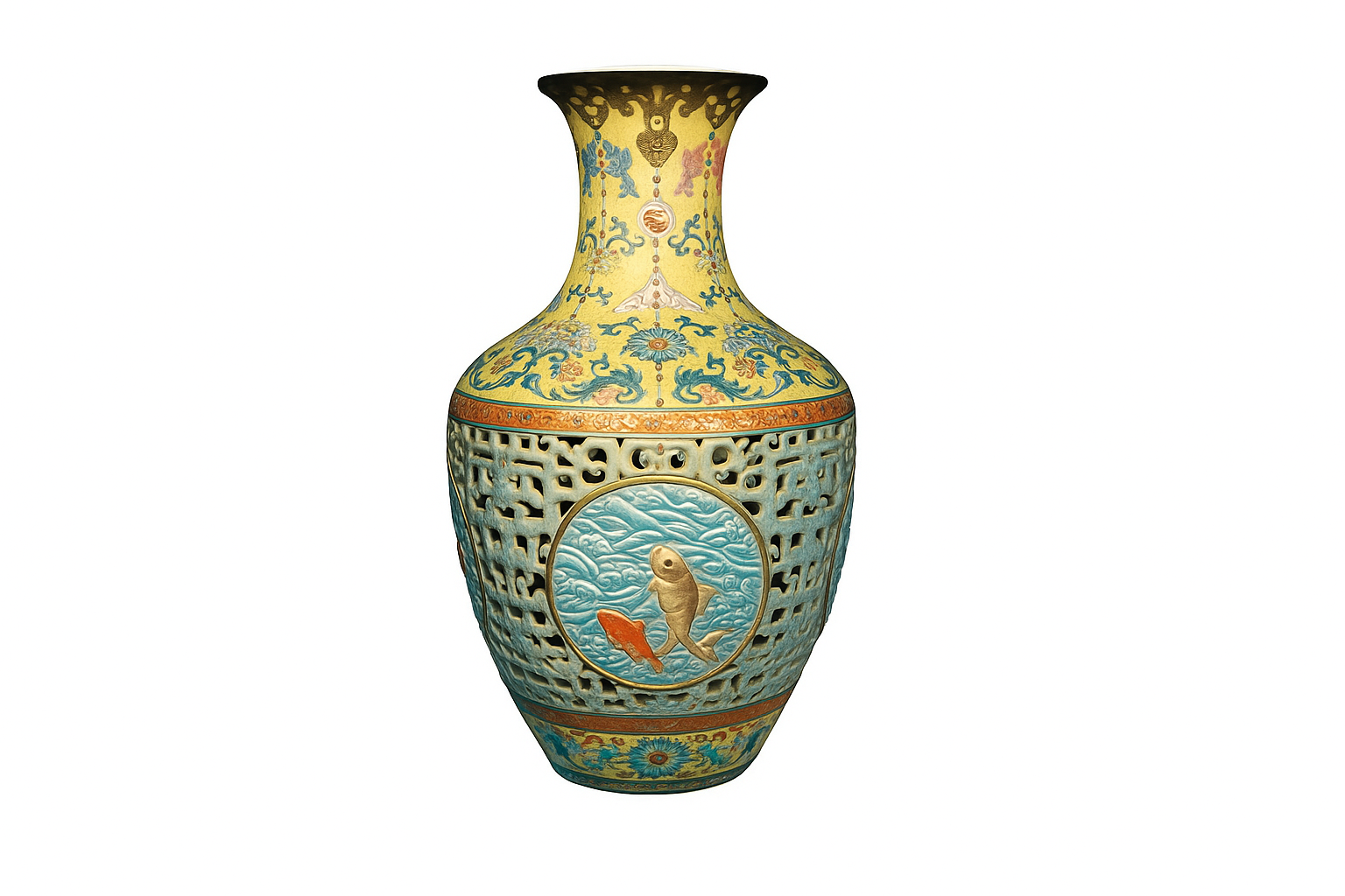 Dinastia, Vaso, Vaso raro, leilão