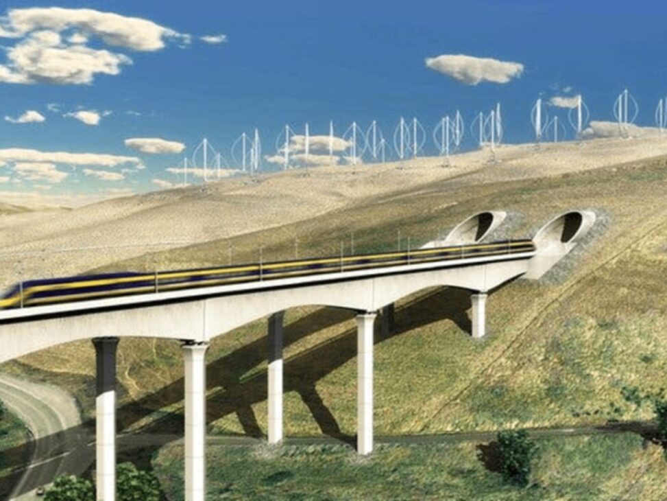 A construção da polêmica ferrovia de US$ 100 bilhões que promete ligar Los Angeles a São Francisco a 350 km/h