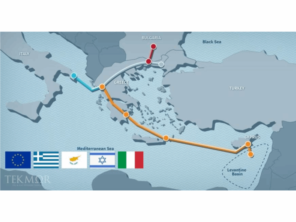 A construção do gasoduto que oferecerá ao continente uma rota submarina de 1.900 km para levar gás