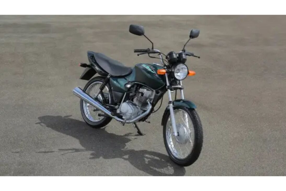 A primeira Honda CG Fan com disco na dianteira com autonomia de 600 km por R$7.000