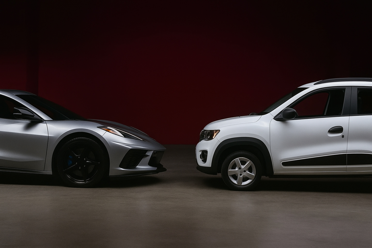 Enquanto o Kwid percorre 23 km com 1 litro, o novo Corvette queima tudo isso em apenas 60 segundos de aceleração — modelo consome 7,5 litros por minuto e surpreende a indústria automotiva