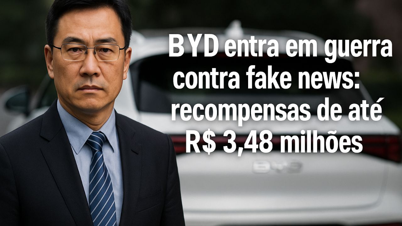 BYD - carros elétricos - fakenews -