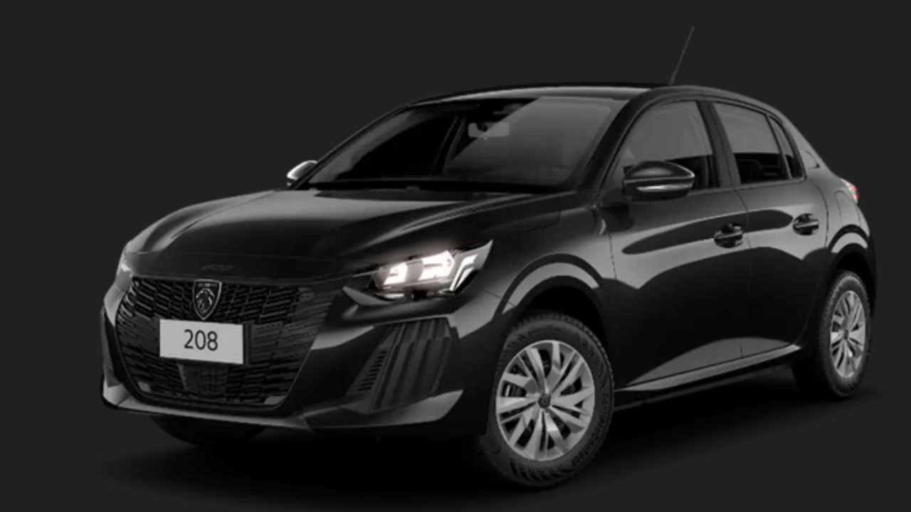 O design é o maior trunfo do Peugeot 208. Com as luzes diurnas em formato de 'dentes de sabre' e um perfil musculoso, ele se destaca dos concorrentes e exala uma sofisticação europeia. Foto: Peugeot