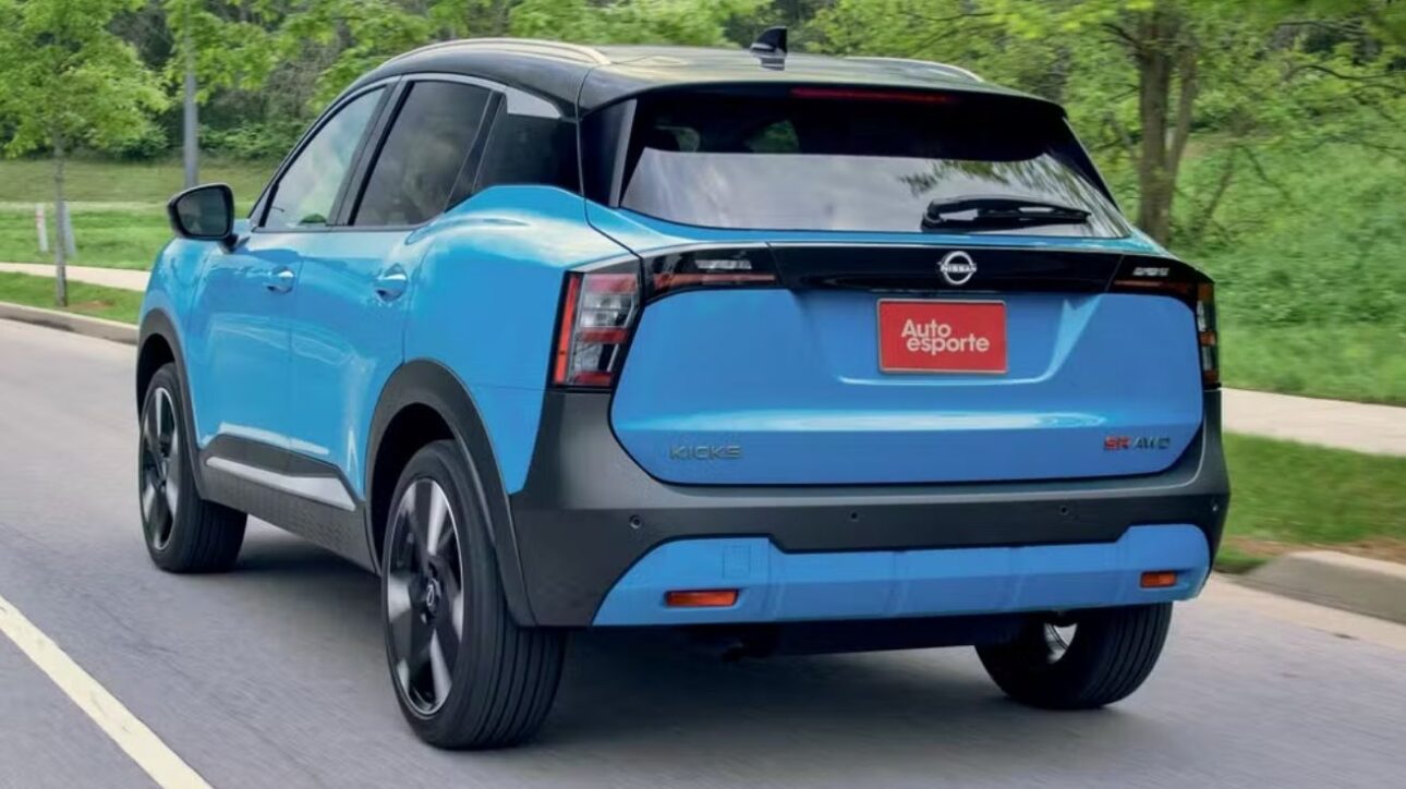 Novo Nissan Kicks 2025 cresce, ganha motor turbo e desafia T-Cross e Compass com visual robusto, mais espaço e alto nível de tecnologia.(Imagem/ Auto Esporte)