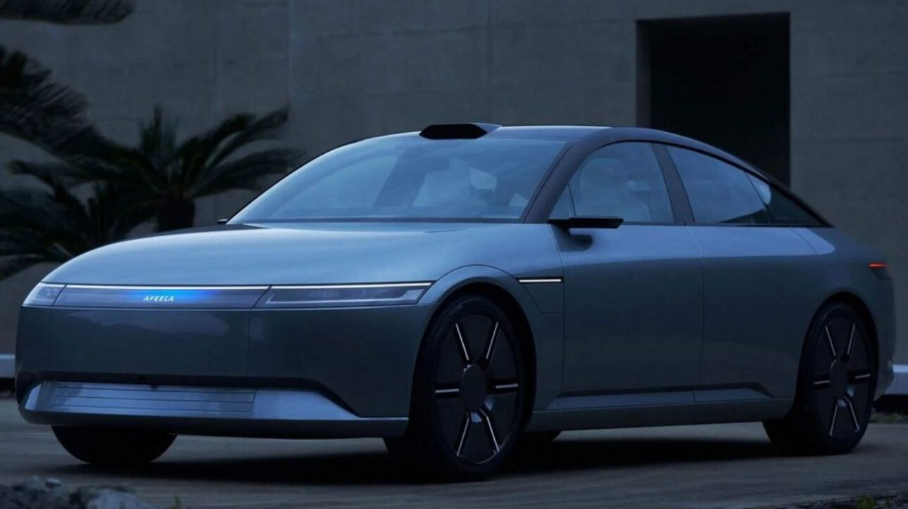 Xiaomi, Google e Sony deixam os celulares para trás e entram de vez na corrida dos carros elétricos, desafiando Toyota, Volkswagen e BYD. Imagem: Sony Honda Mobility)