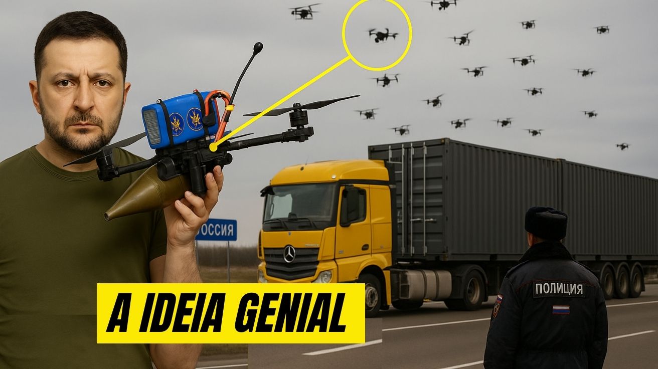 Ucrânia infiltrou caminhões com drones kamikaze na Rússia sem levantar suspeitas. Ataque inédito redefiniu a guerra com tecnologia e precisão.