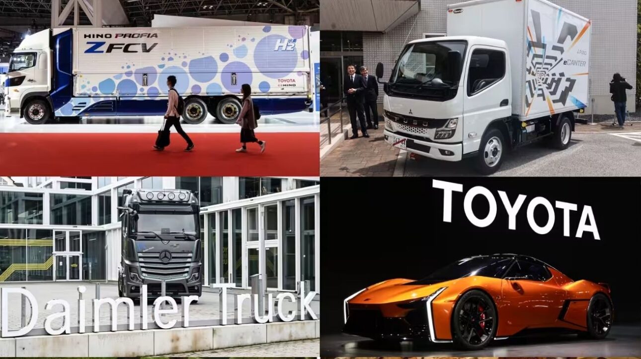 Toyota e Daimler fundem divisões de caminhões e criam nova gigante que promete liderar inovação e eletrificação no transporte pesado global.