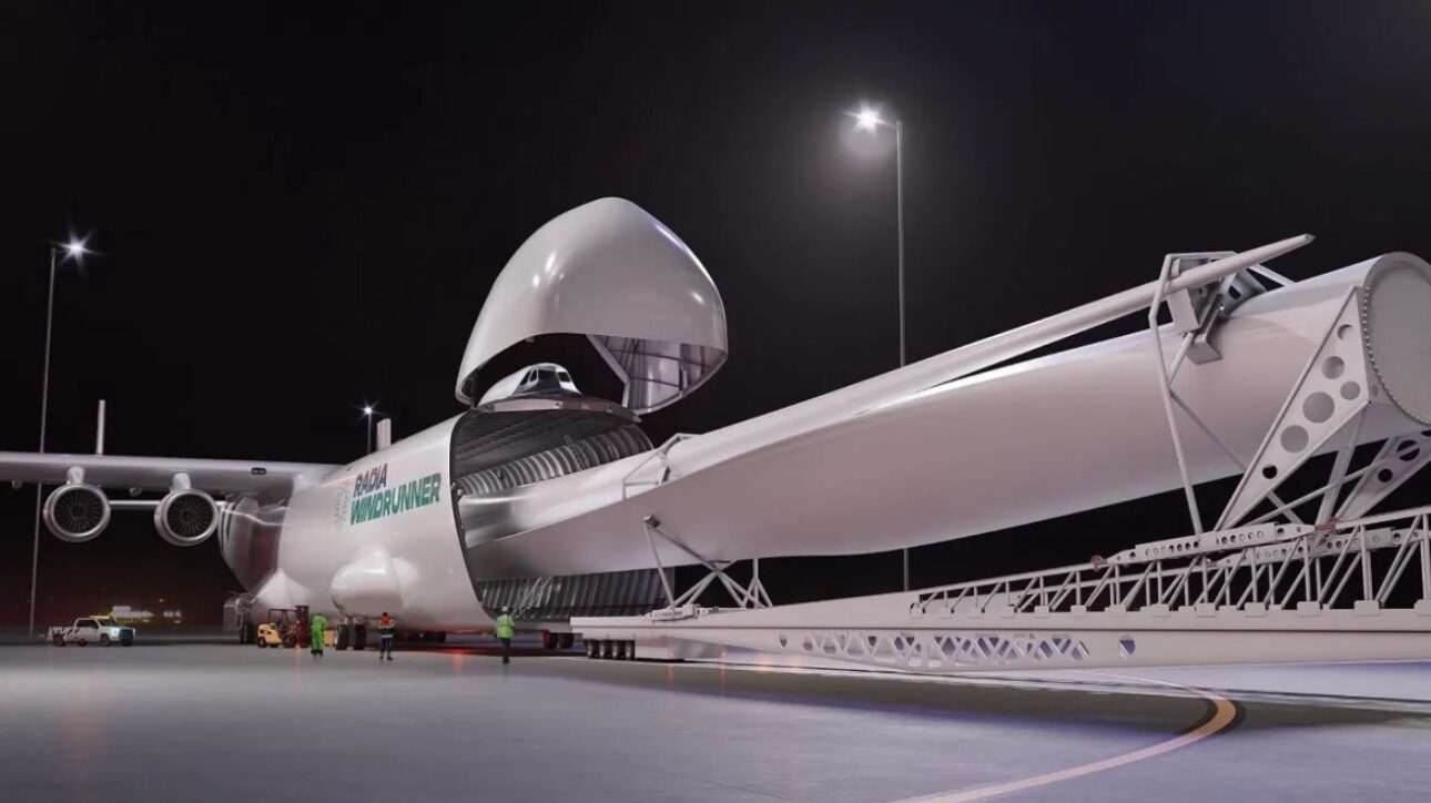 Empresa brasileira Akaer projeta cabine do maior avião cargueiro do mundo, inovando no transporte de grandes cargas e impulsionando energia limpa.