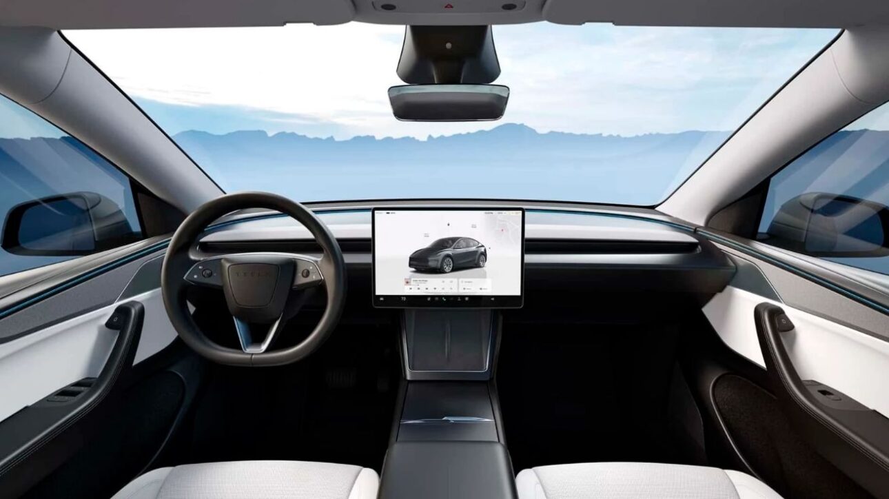 Modelo Tesla Model Y. (Imagem/ divulgação)