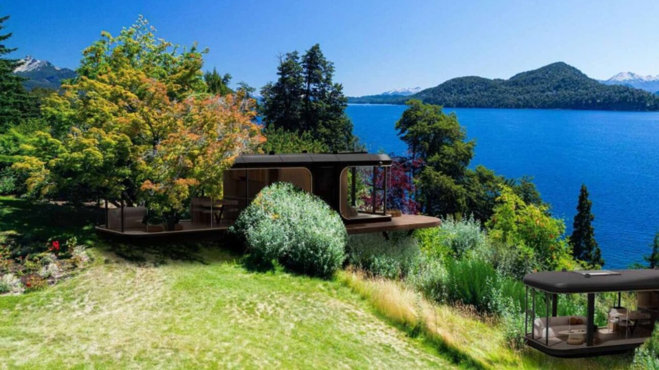 Casa cápsula chega ao Brasil, promete montagem em 2h e design inovador. Opção prática, acessível e moderna para morar ou investir.