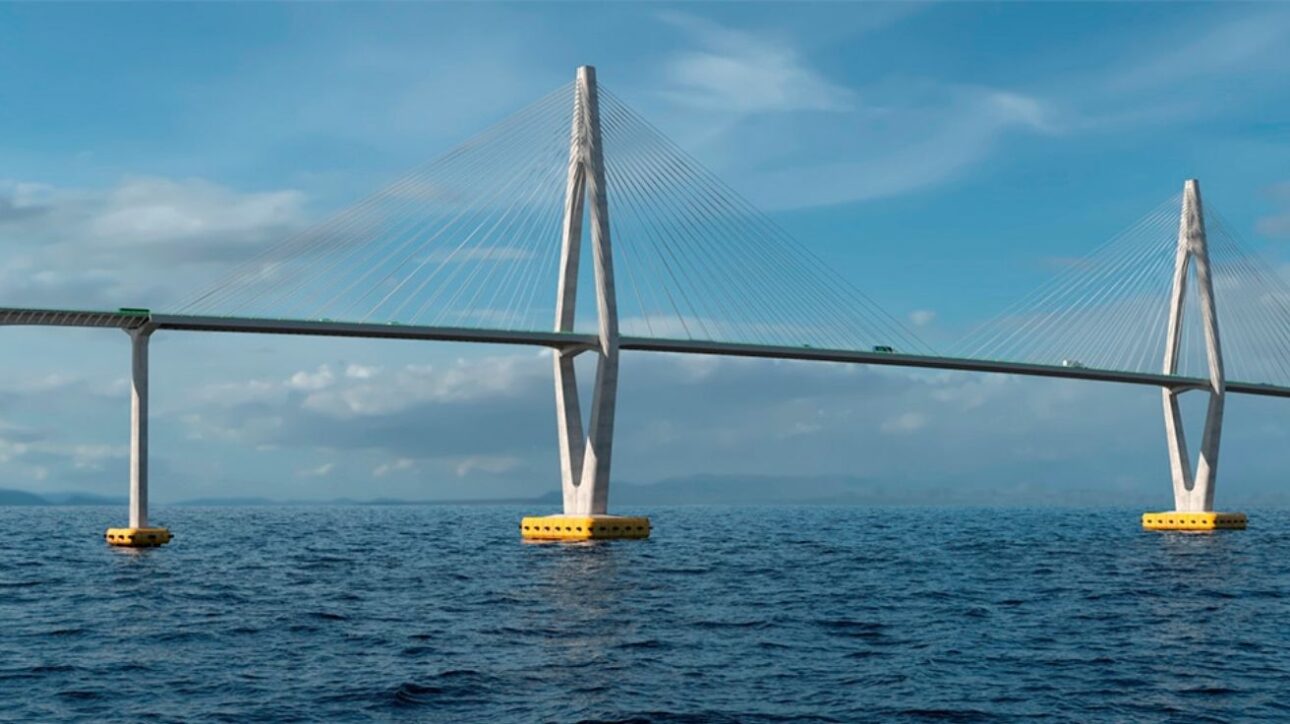 Projeto da ponte que vai ligar Salvador à Ilha de Itaparica — Foto: Divulgação/Concessionária Ponte Salvador-Itaparica