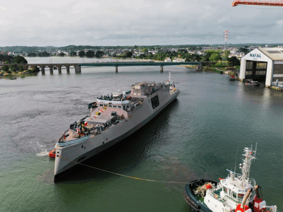 Nova fragata HS Formion da Marinha
