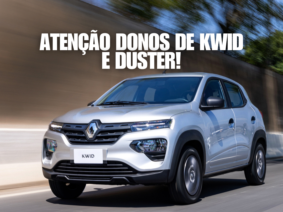 Renault convoca recall dos modelos Kwid e Duster por falha no eixo traseiro. Verifique se seu veículo está na lista e saiba como agendar o reparo gratuito.