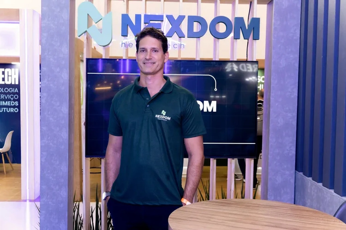 CEO da NEXDOM em evento de tecnologia e inovação em saúde