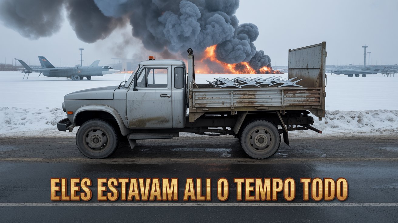 Ucrânia infiltrou caminhões com drones kamikaze na Rússia sem levantar suspeitas. Ataque inédito redefiniu a guerra com tecnologia e precisão.