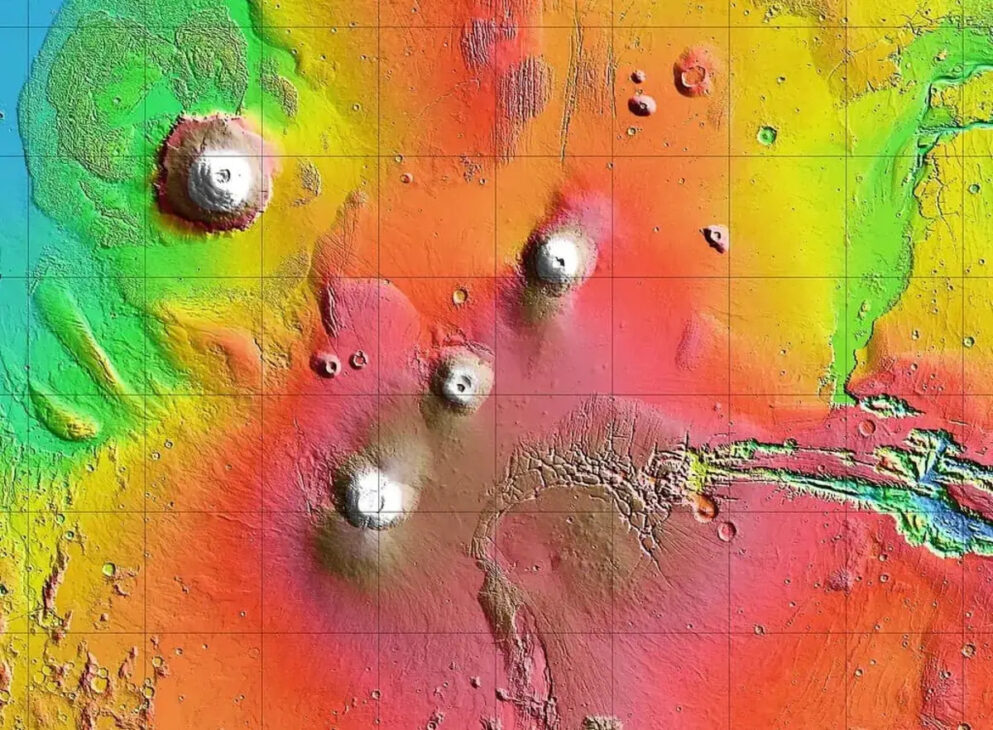 Nasa, Marte, Vulcão