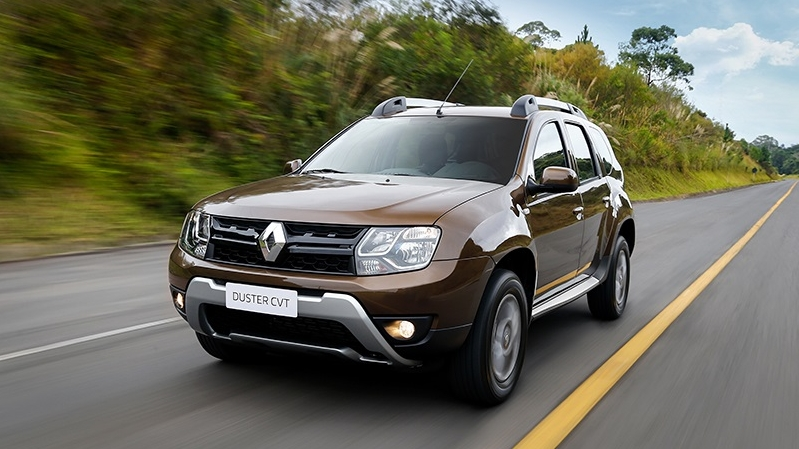 Renault Duster 1.6.  (Imagem: divulgação) - Conheça os 5 SUVs mais baratos para manter em 2025 e surpreenda-se com quem vence Corolla Cross e HR-V em economia e confiabilidade!