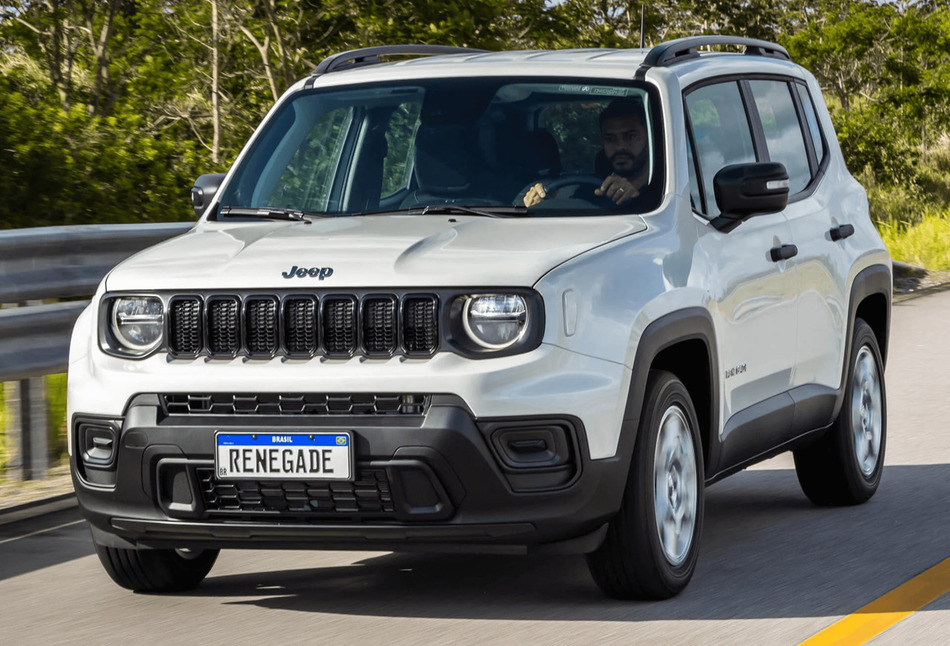 Jeep Renegade 1.3 turbo. (Imagem: divulgação) - Conheça os 5 SUVs mais baratos para manter em 2025 e surpreenda-se com quem vence Corolla Cross e HR-V em economia e confiabilidade!