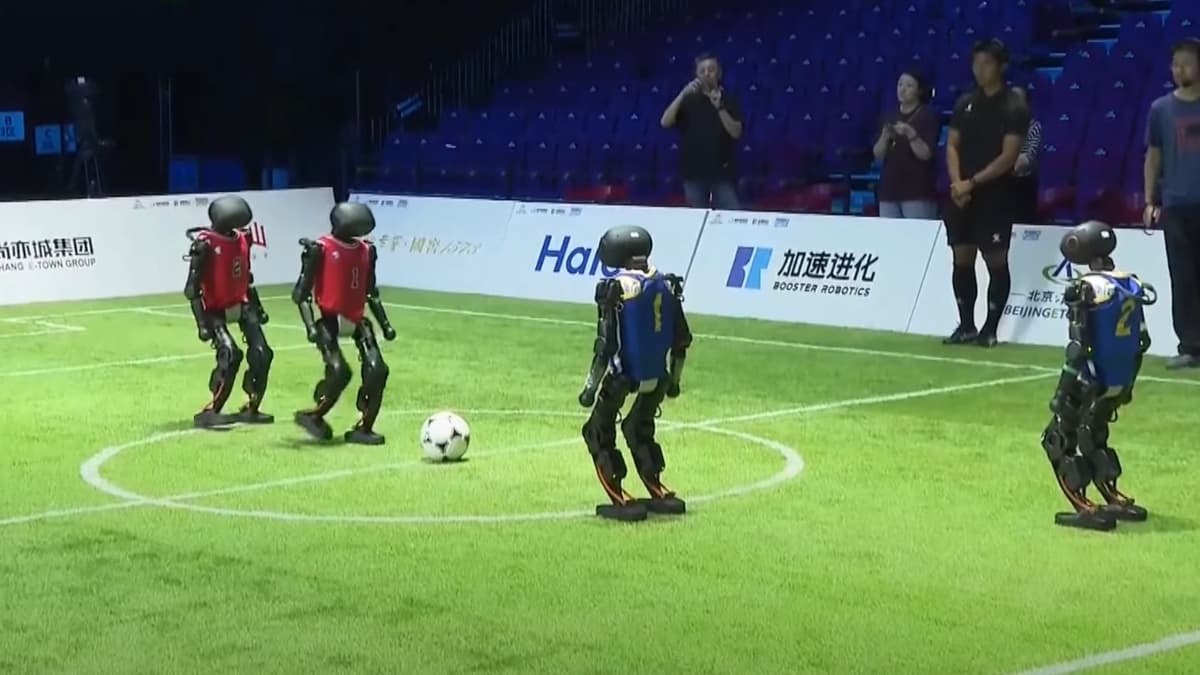 Robôs, futebol
