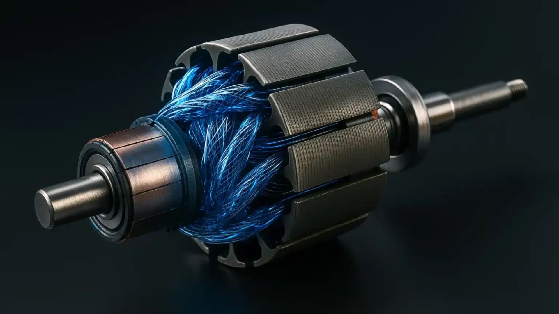 Motor elétrico leve com nanotubos de carbono substituindo completamente o cobre