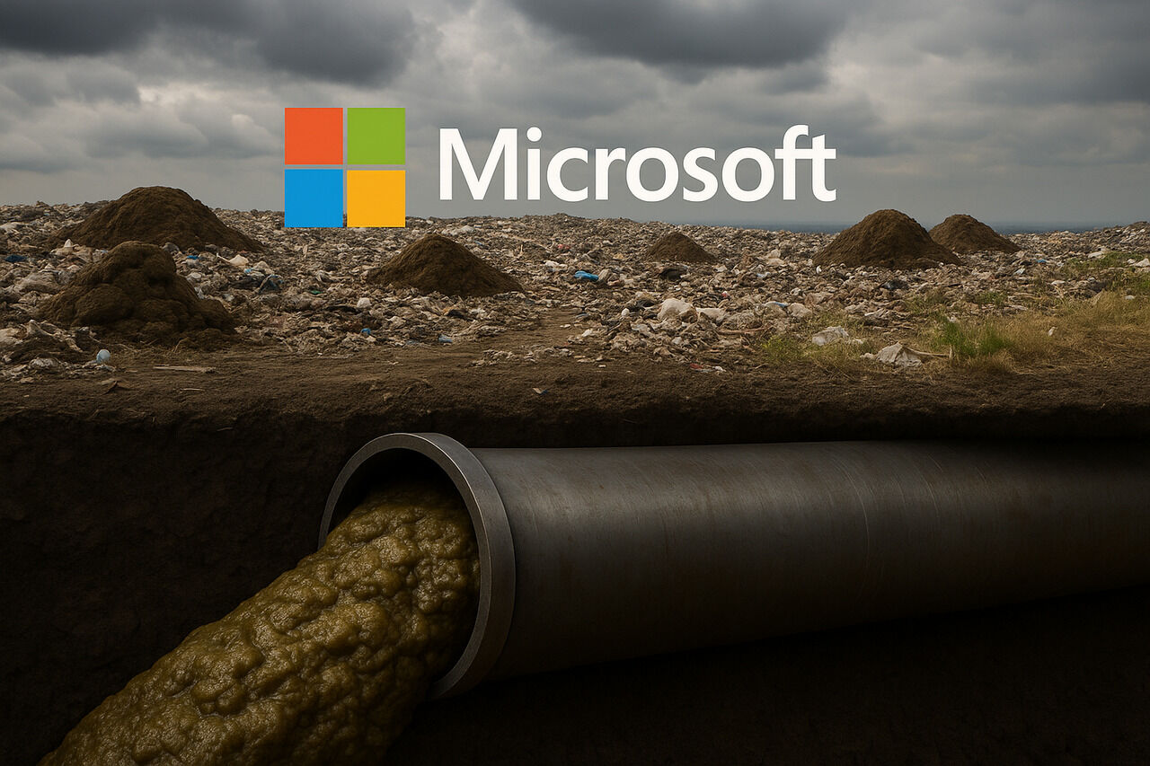 Microsoft, resíduos, Tecnologia
