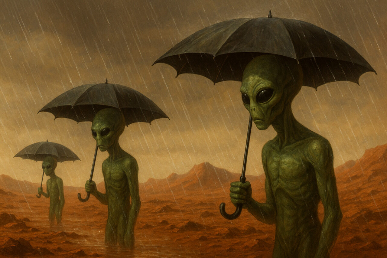 Alienígenas, Marte, Chuvas, Planeta vermelho