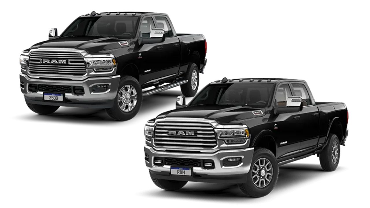 Ram 2500 e 3500. Imagem: Divulgação