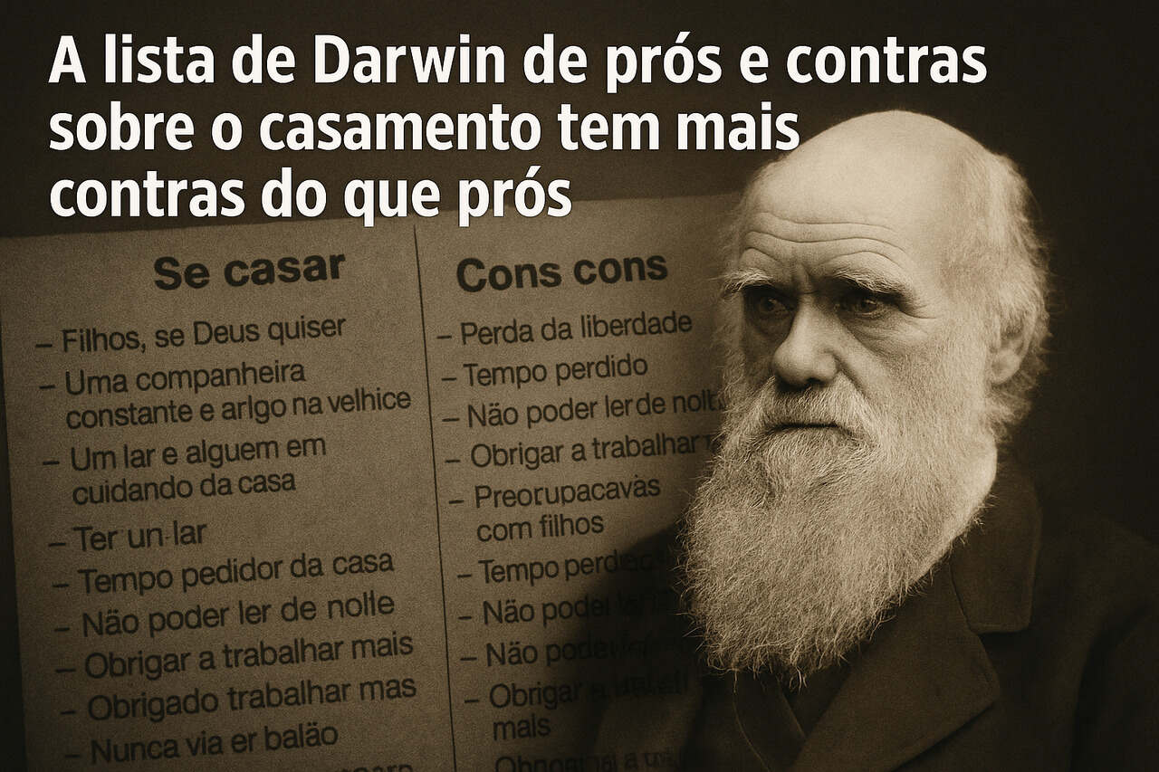 Charles Darwin, Casamento, Lista