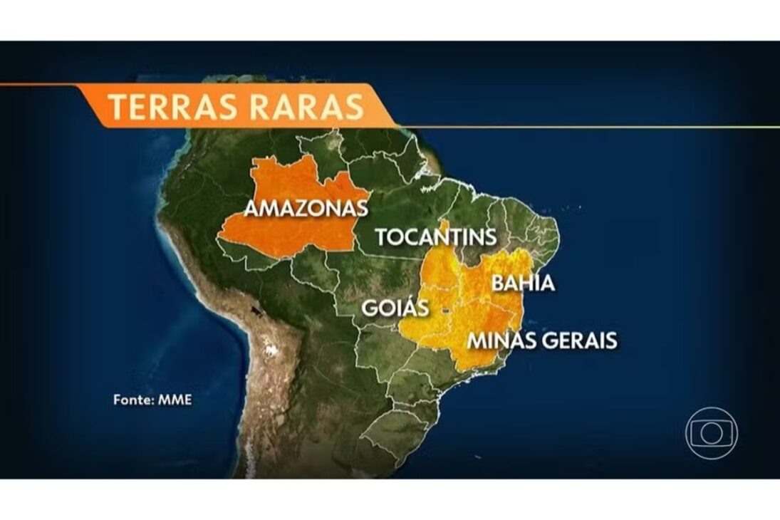 Disputa por terras raras coloca Brasil no centro do conflito entre EUA e China