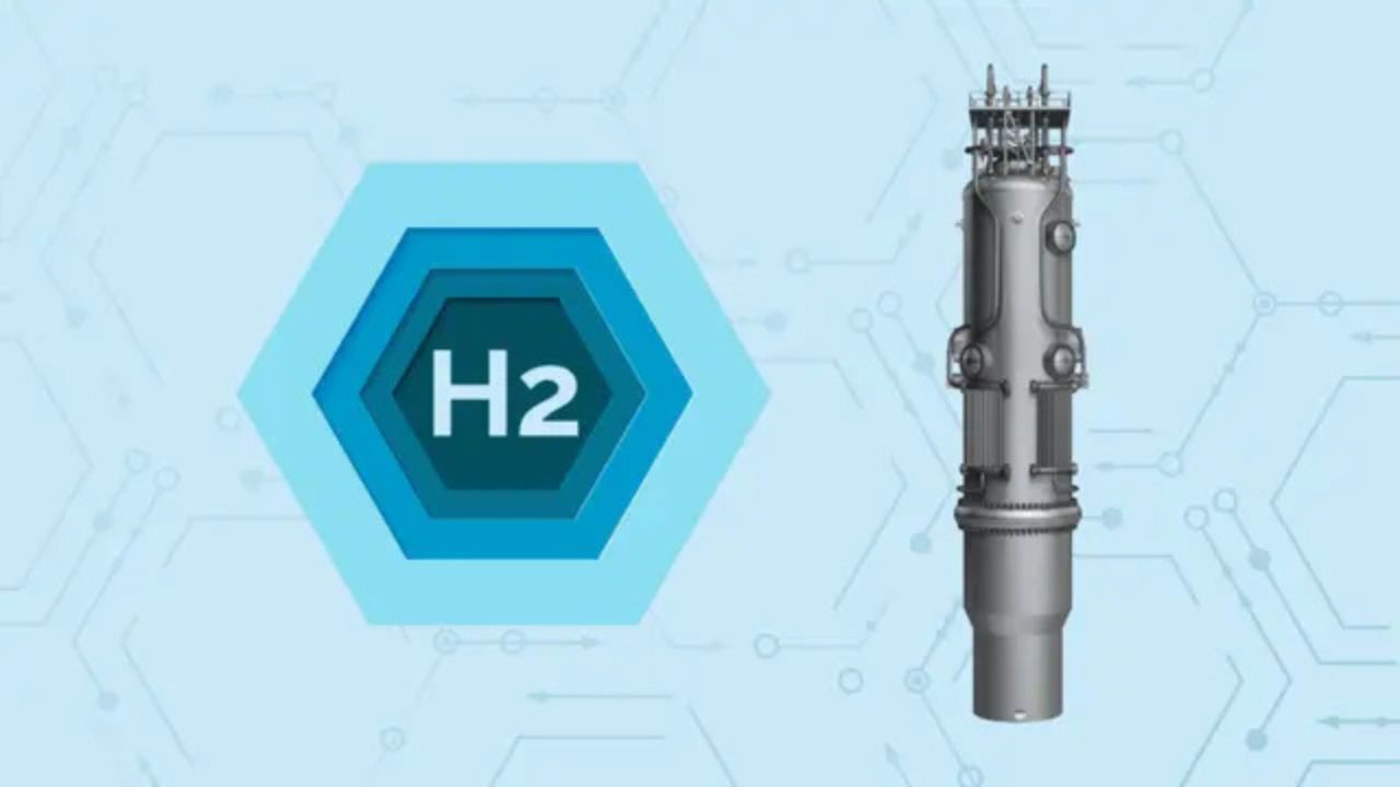 O hidrogênio é o elemento mais abundante do universo e uma promissora fonte de energia limpa, pois sua utilização como combustível gera apenas vapor de água. Fonte: NusCale