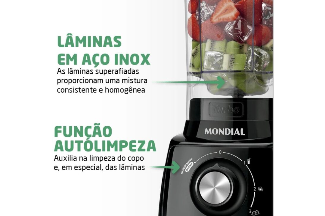 Esse liquidificador da Mondial é a escolha numero um das famílias brasileiras