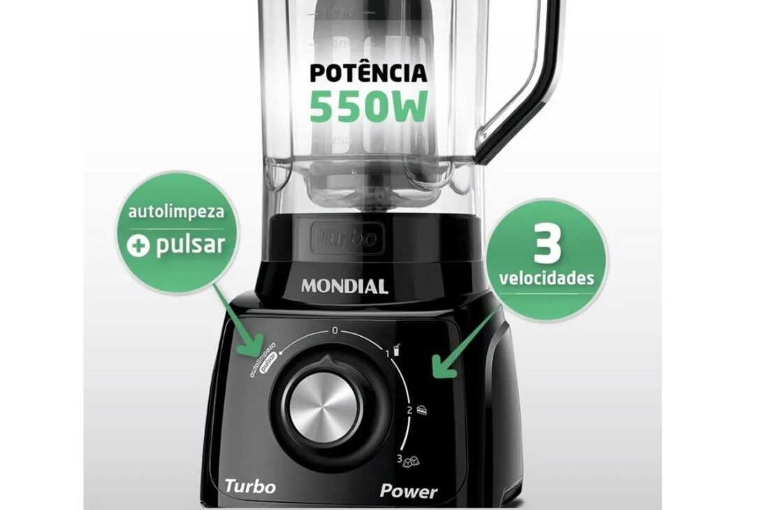 Esse liquidificador da Mondial é a escolha numero um das famílias brasileiras