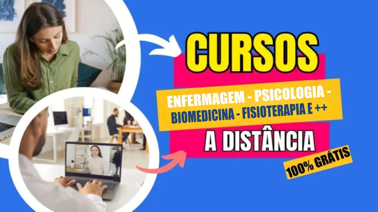 saúde - cursos - enfermagem - fisioterapia - nutrição - certificado - biomedicina