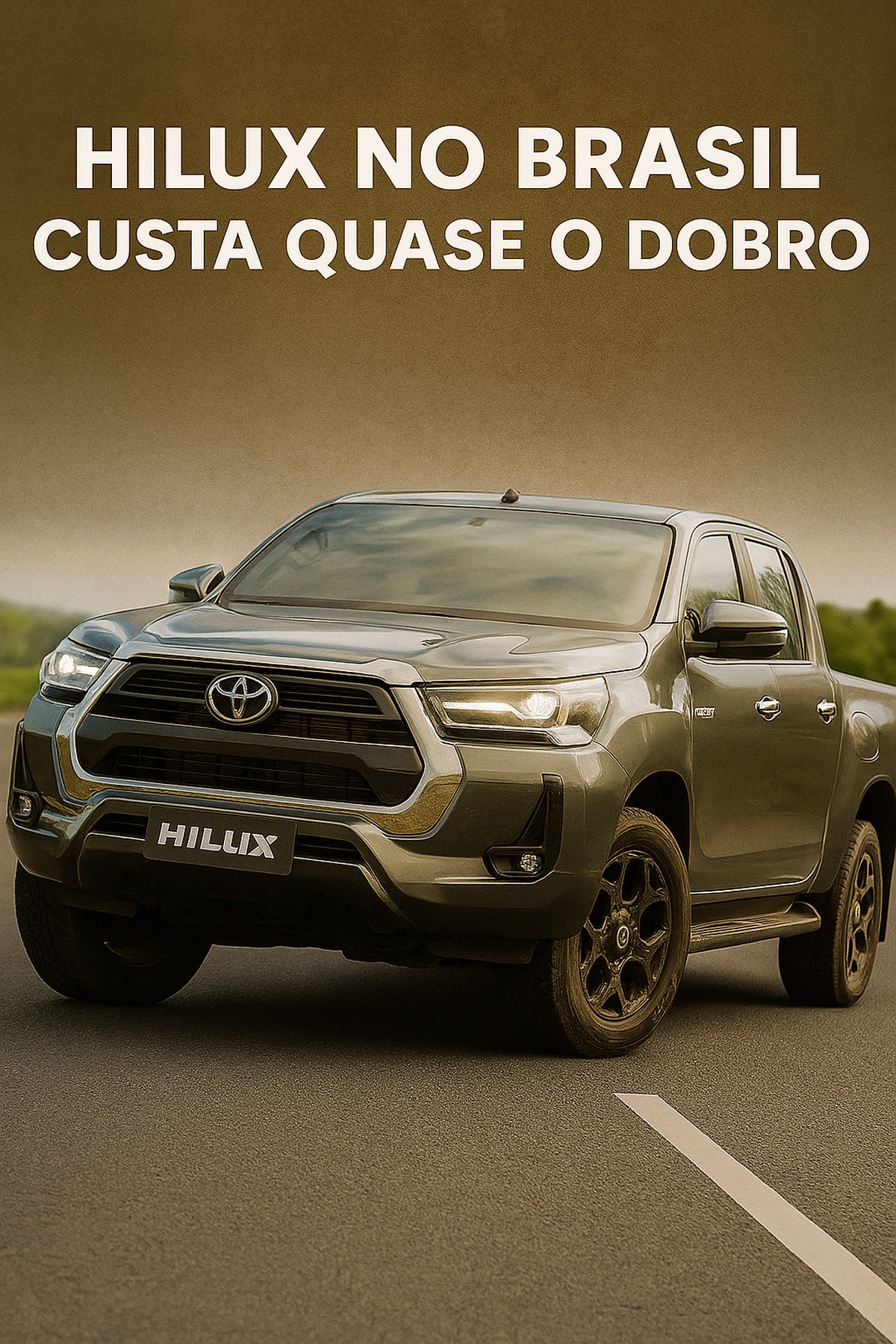 Hilux no Brasil custa quase o dobro comparado a outros países