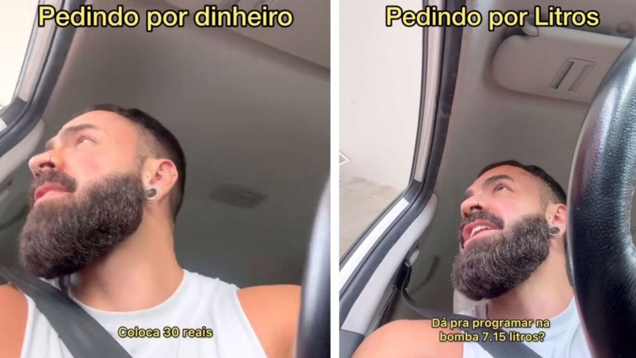 Motorista testa abastecer por valor e por litro e descobre diferença de R$ 5,62. Vídeo viral gera alerta sobre possíveis fraudes em postos.