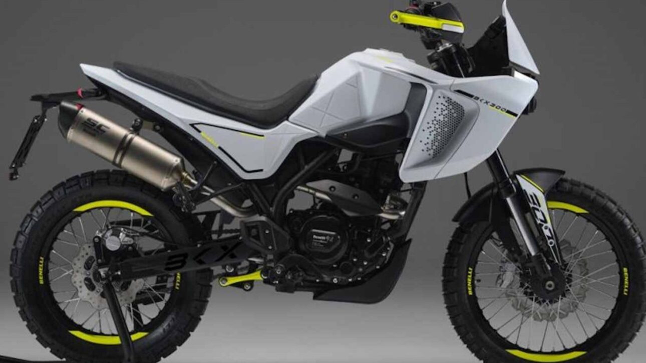 Conheça a Benelli BKX 300 2025, trail de 292 cc com painel TFT, ABS Bosch e suspensão de 180 mm, destaque entre motos adventure.