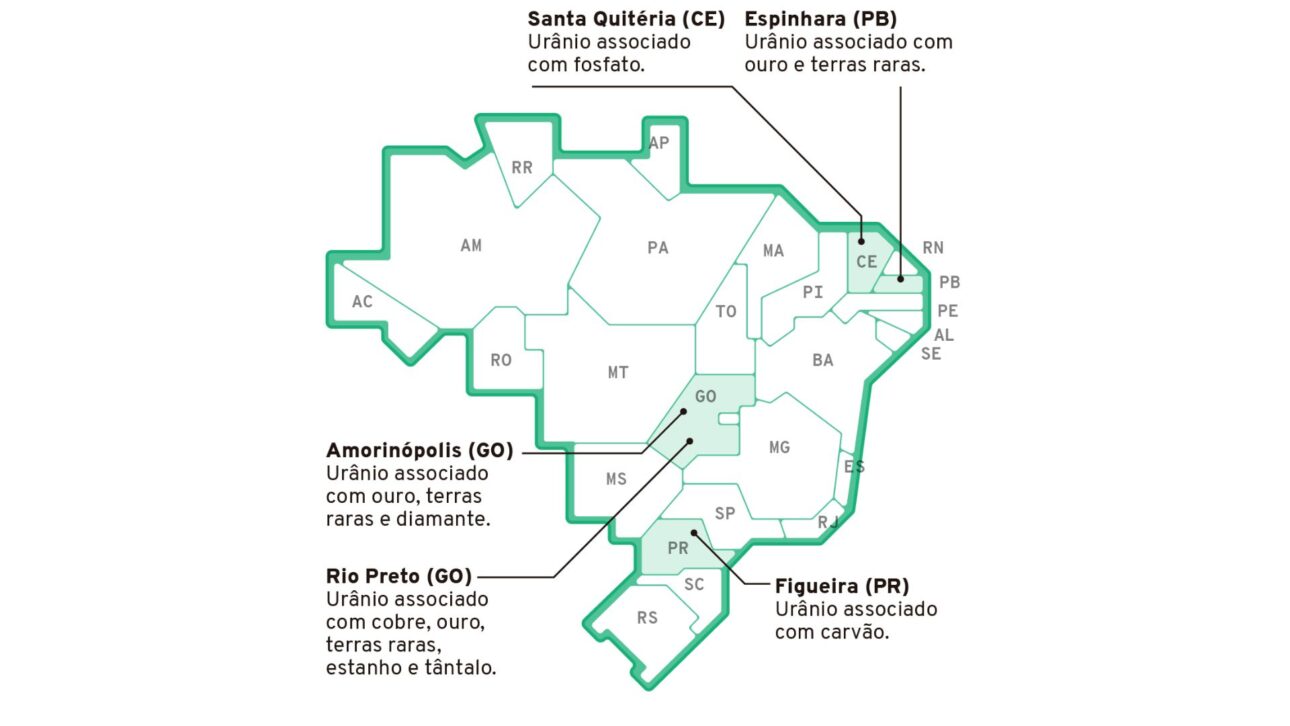 Brasil esconde reservas bilionárias de urânio, minas esquecidas e potencial para energia limpa aguardam investimento e avanço regulatório.
