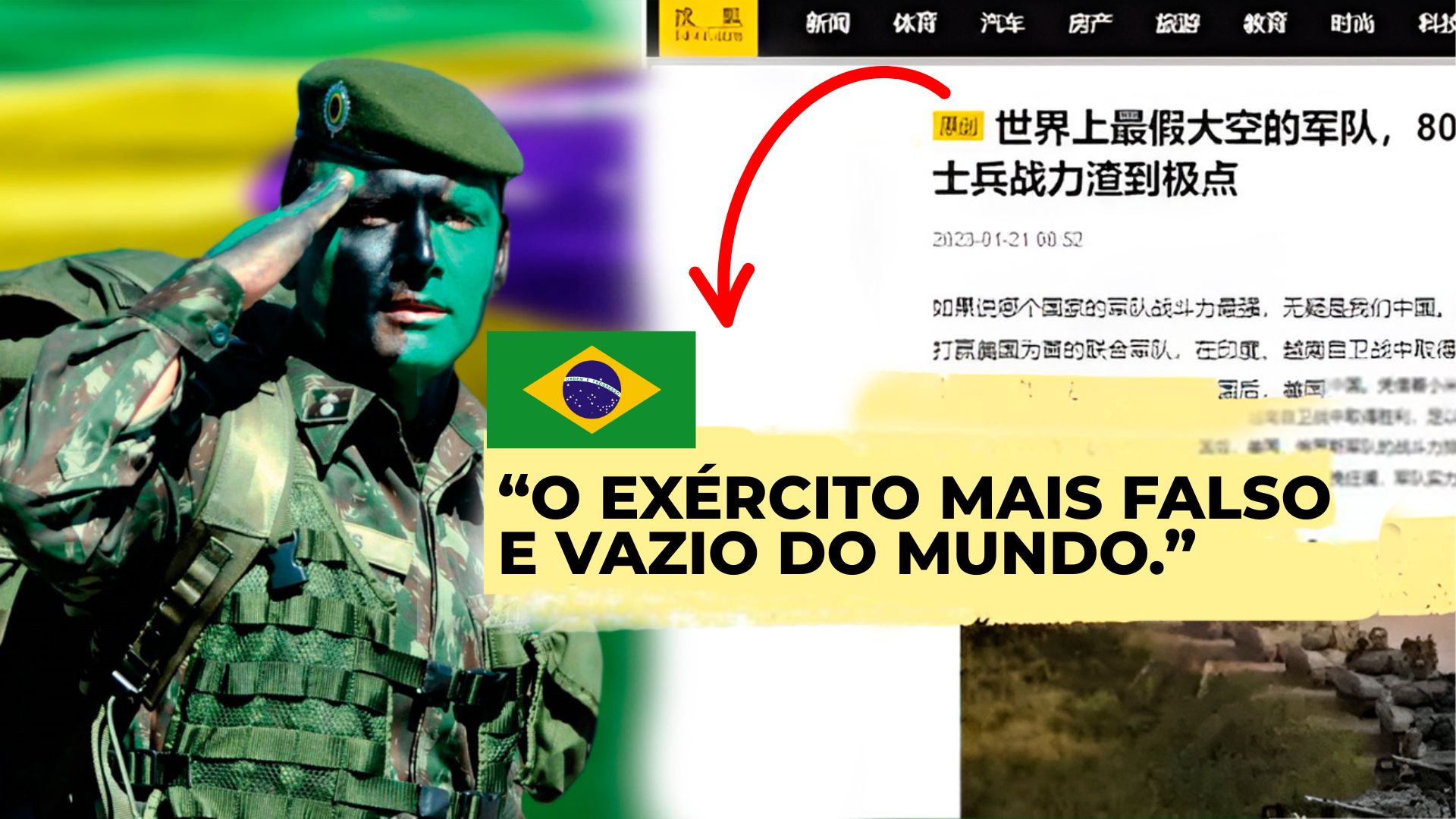 Críticas do maior portal chinês ao Exército Brasileiro geram debates sobre investimentos, prioridades e imagem das Forças Armadas no cenário internacional.