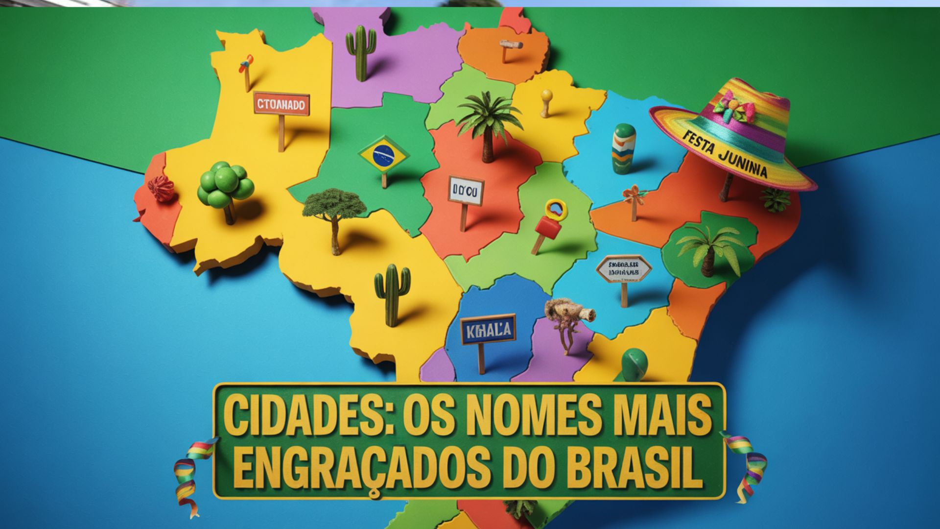 Descubra cidades brasileiras com nomes divertidos, curiosos e surpreendentes. Conheça as histórias e peculiaridades que fazem cada lugar único.