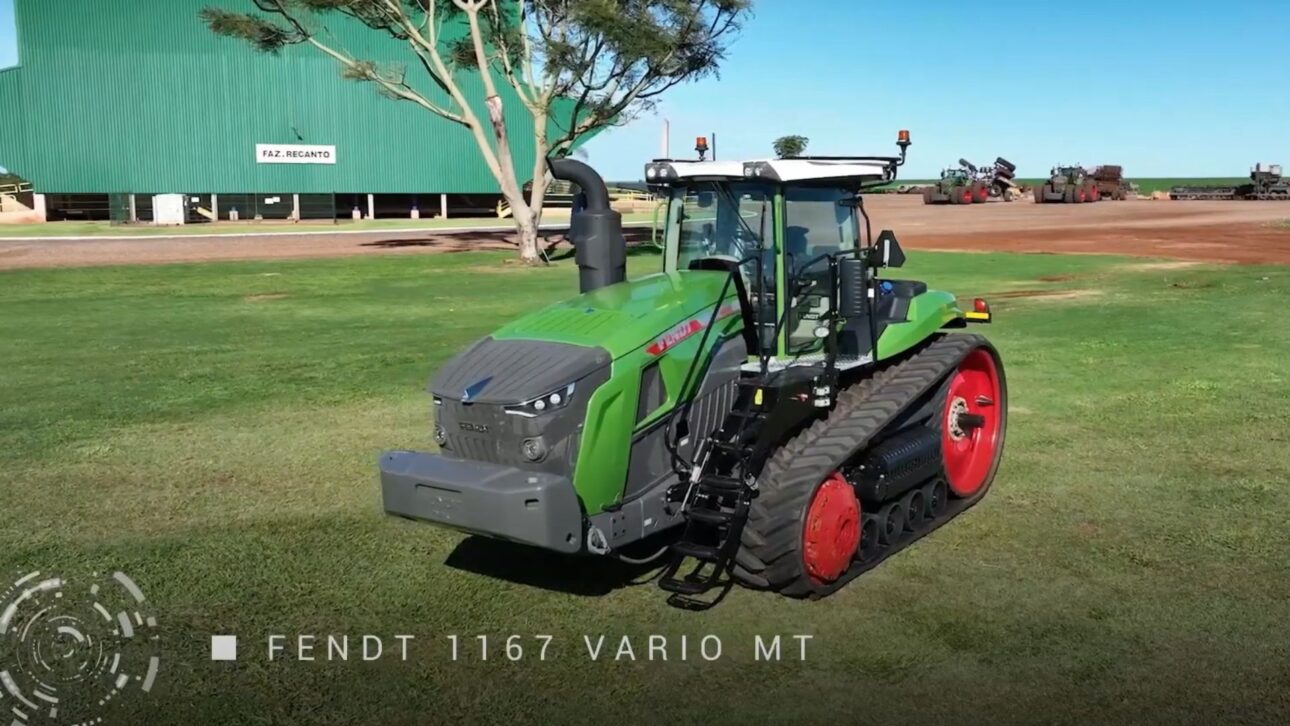 Conheça o Fendt 1167 Vario MT: trator sobre esteiras de 673 cv que reduz a compactação do solo e entrega alta potência na agricultura.